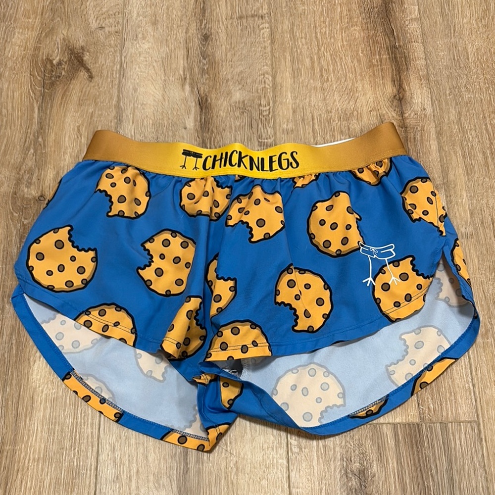Chicknlegs blue cookie shorts